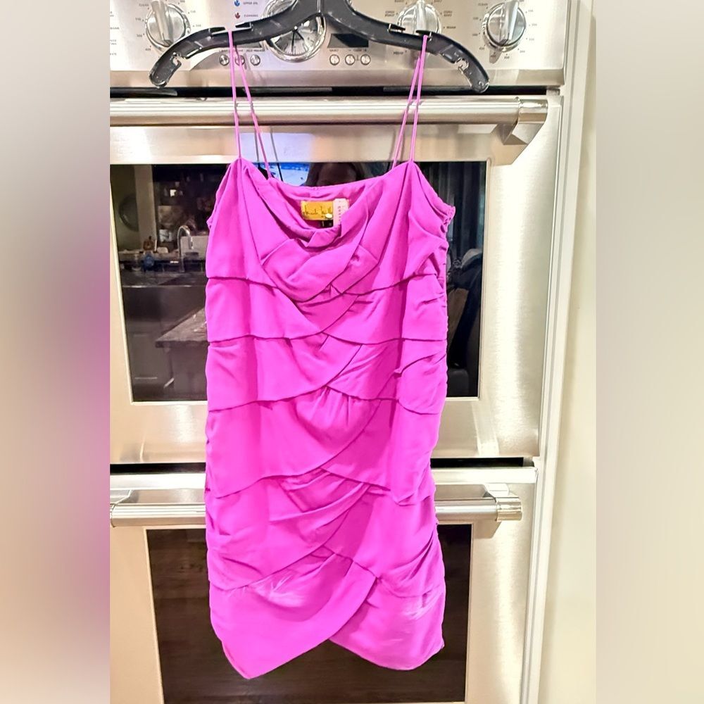 Nicole Miller Fuchsia Dress
